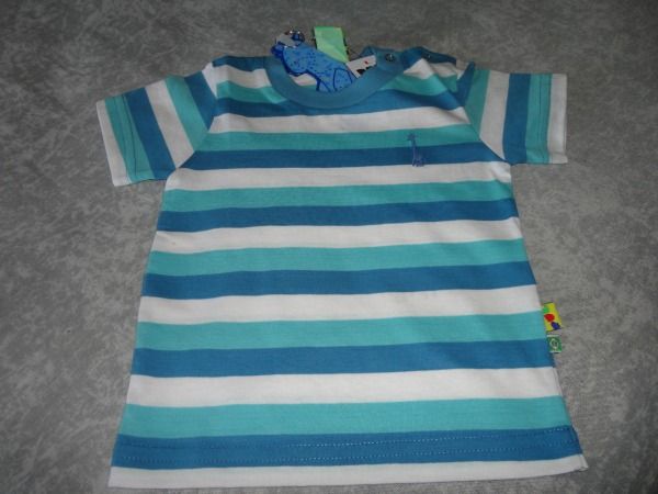 Blusa Menino azul com listras